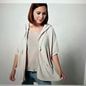 Barefoot Dreams CozyChic Ultra Lite Ribbed Zip Up Poncho